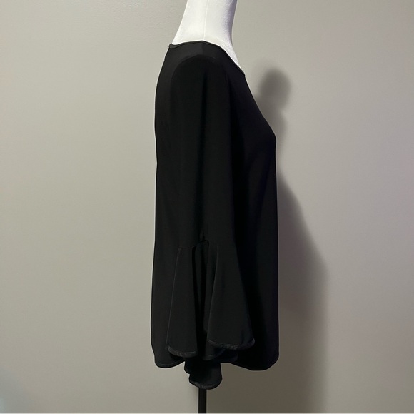 Joseph Ribkoff Top Style 184486 Poet Sleeves Black - Picture 8 of 11